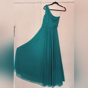 David's Bridal One Shoulder Bridesmaids Dress